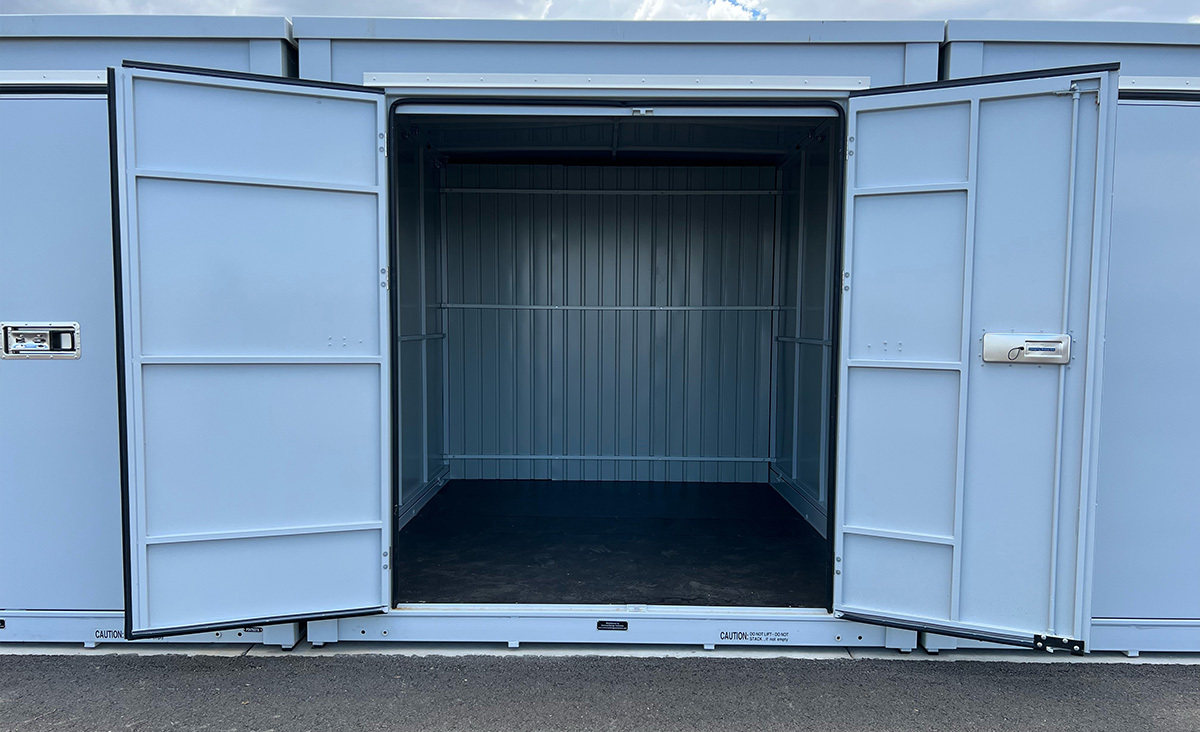 Interior of 10' Storage Container