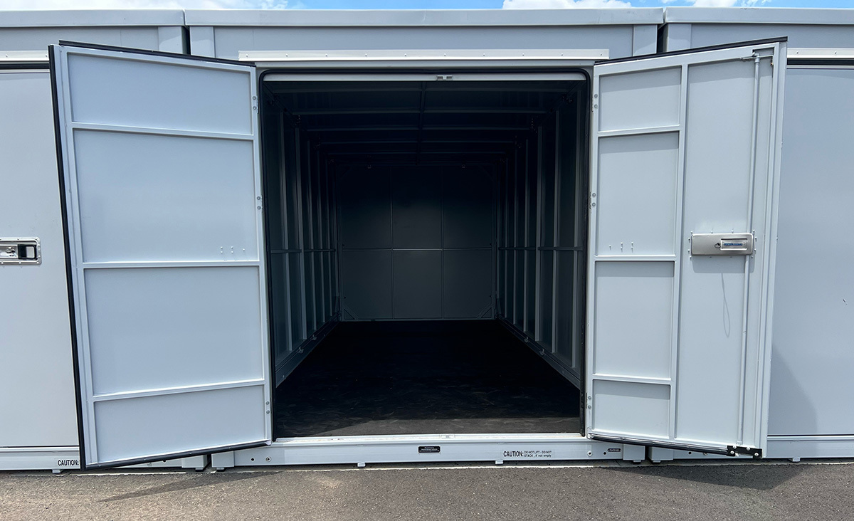 Interior of 20' Storage Container